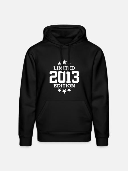 LIMITED EDITION 2013 13TH BIRTHDAY - Stanley/Stella DRUMMER Unisex Organic Hoodie - black