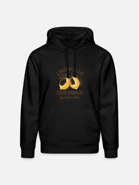 Limoncello Costa d'Amalfi La Dolce Vita - Stanley/Stella DRUMMER Unisex Organic Hoodie - black
