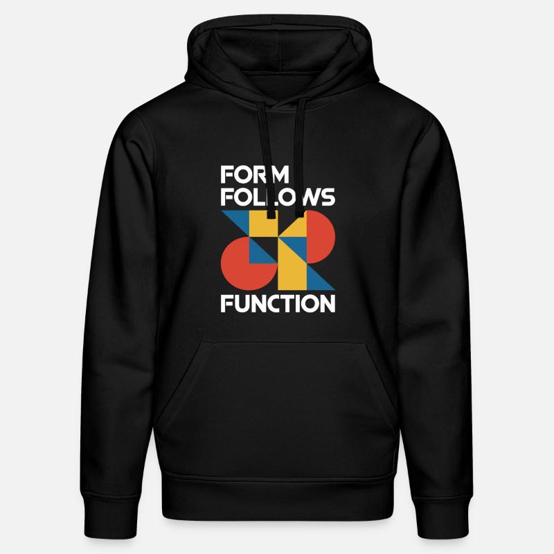 Bauhaus Architecture Architecte - Sweat à capuche bio DRUMMER Stanley/Stella Unisexe - noir