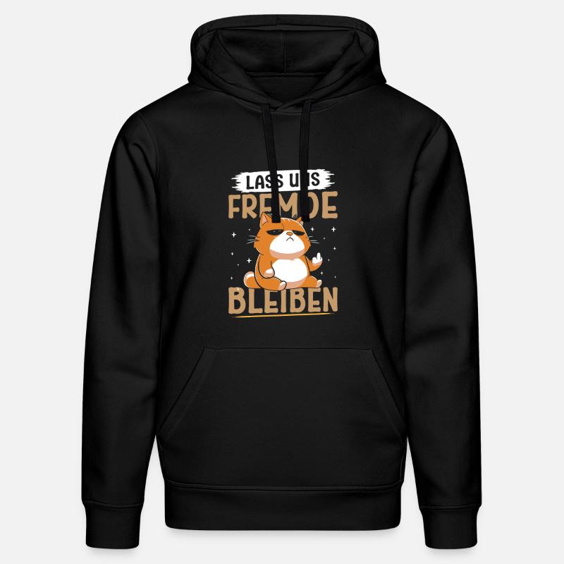 Majorque LET’S STAY STRANGERS Fun - Sweat à capuche bio DRUMMER Stanley/Stella Unisexe - noir