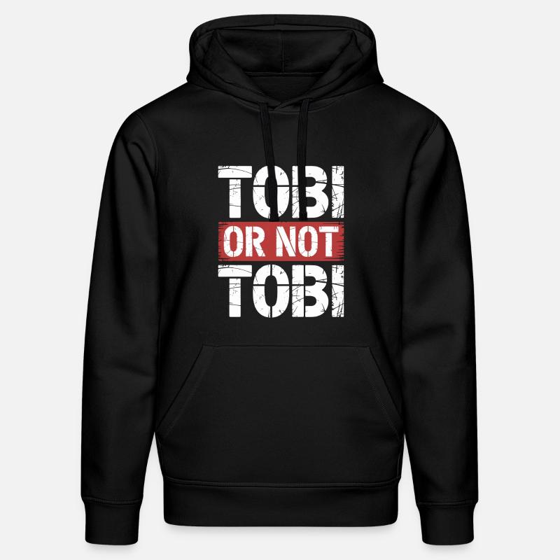 Tobi oder nicht Tobi - Stanley/Stella Unisex Bio-Hoodie DRUMMER  - Schwarz