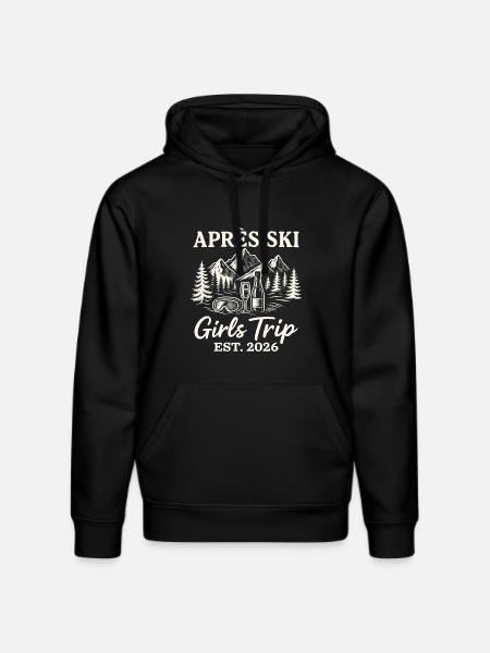 Après Ski Girls Trip 2026 - Stanley/Stella DRUMMER Unisex Organic Hoodie - black