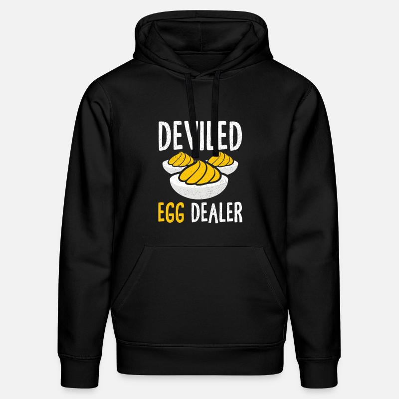 Stuffed Eggs Deviled Eggs Thanskgiving - Stanley/Stella DRUMMER Unisex Organic Hoodie - black