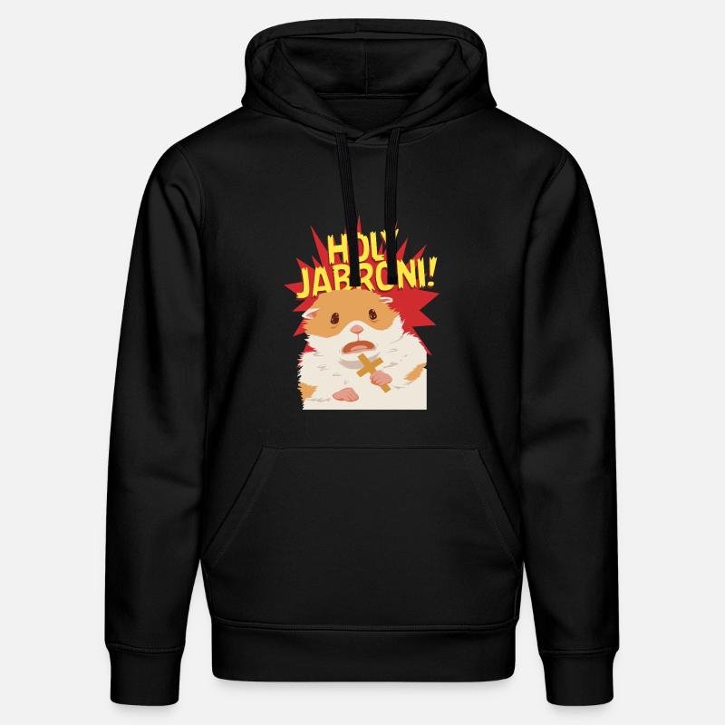 Sainte Jabroni - Sweat à capuche bio DRUMMER Stanley/Stella Unisexe - noir