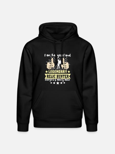 Reliktesucher Metalldetektor - Stanley/Stella Unisex Bio-Hoodie DRUMMER - Schwarz
