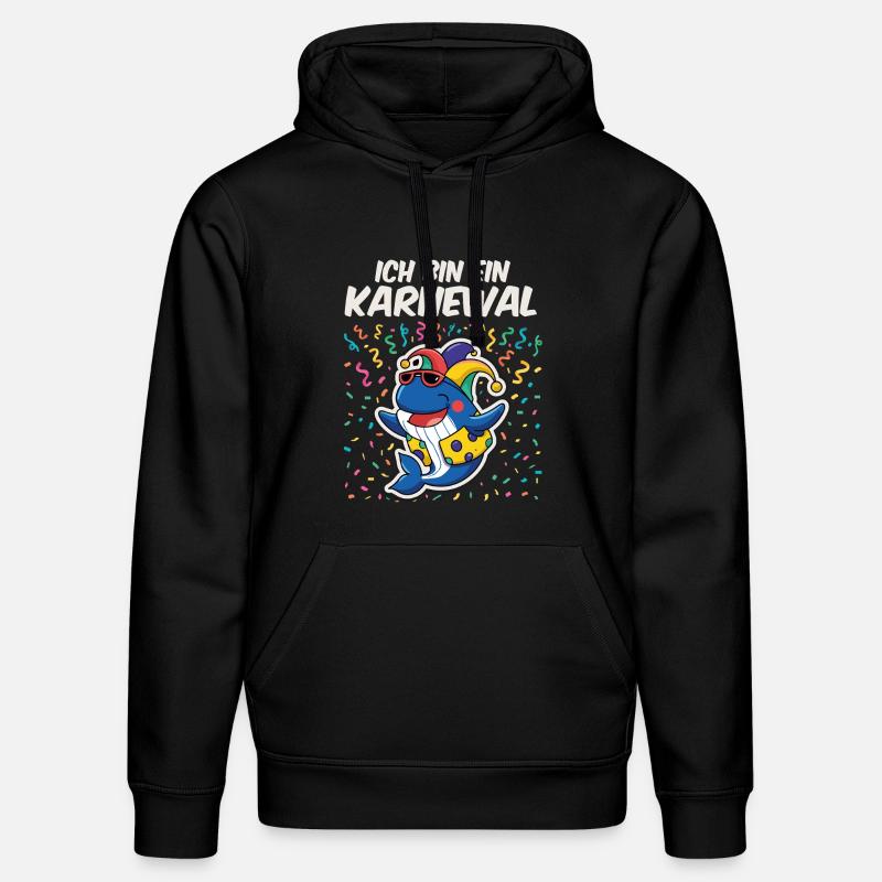Je suis un carnaval - Sweat à capuche bio DRUMMER Stanley/Stella Unisexe - noir