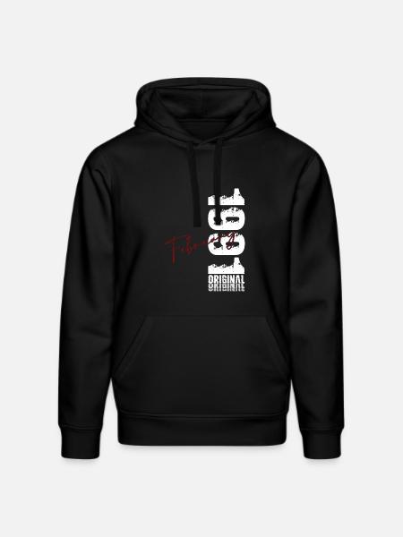 35th Birthday February 1991 Original Vintage - Stanley/Stella DRUMMER Unisex Organic Hoodie - black