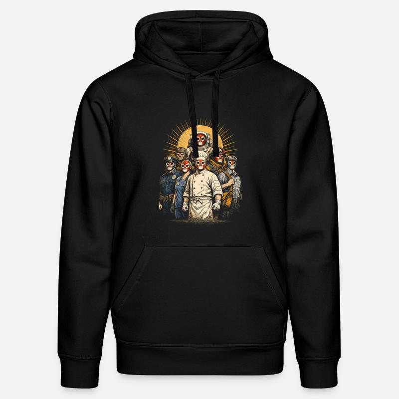 Lucha Libre Luchador - Sweat à capuche bio DRUMMER Stanley/Stella Unisexe - noir
