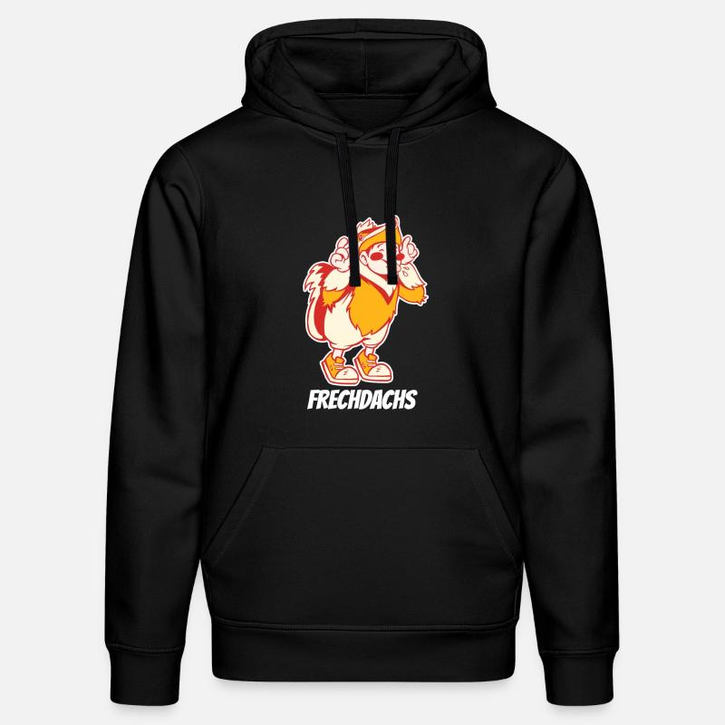 Frechdachs – Der freche Spitzbube - Stanley/Stella Unisex Bio-Hoodie DRUMMER - Schwarz