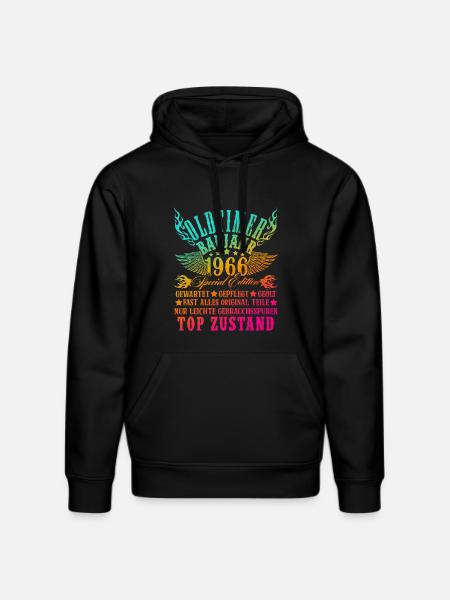 60e verjaardag 60 jaar Versiering 1965 Cadeau Grappig - Stanley/Stella Uniseks bio-hoodie DRUMMER - zwart