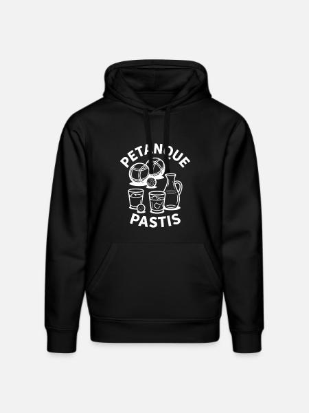 Petanque Pastis Boule Ball Sport - Stanley/Stella DRUMMER Unisex Organic Hoodie - black
