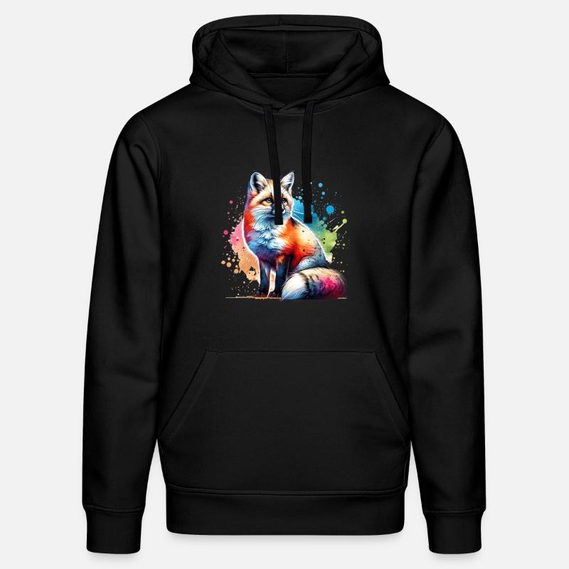 Swiftfuchs Geschenk - Stanley/Stella Unisex Bio-Hoodie DRUMMER  - Schwarz