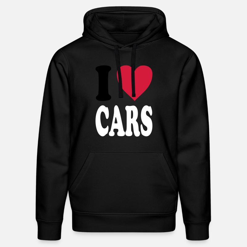 J'adore CARS - Sweat à capuche bio DRUMMER Stanley/Stella Unisexe - noir