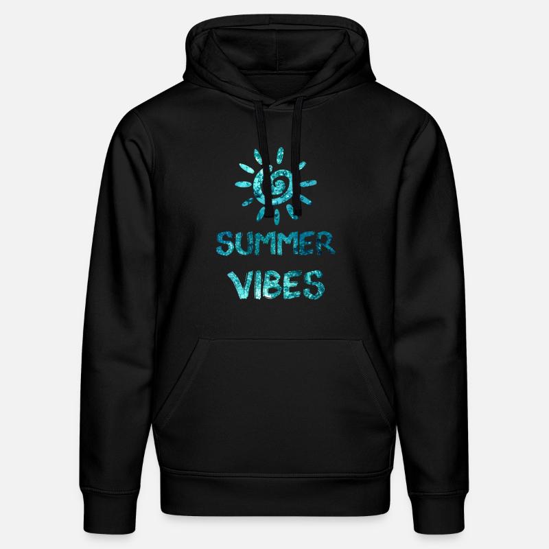 Summer Vibes - Sweat à capuche bio DRUMMER Stanley/Stella Unisexe - noir
