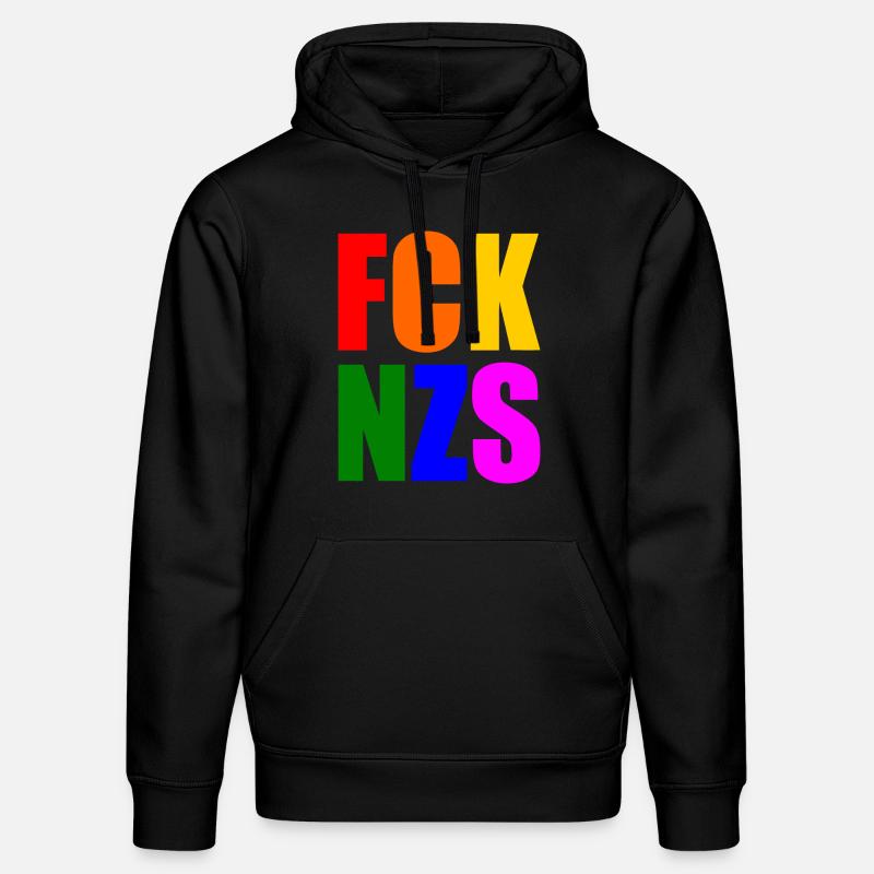 Fck nzs - Stanley/Stella Unisex Bio-Hoodie DRUMMER  - Schwarz