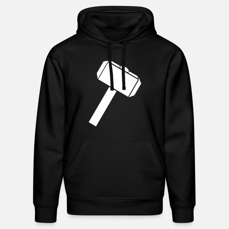 Marteau 01 - Sweat à capuche bio DRUMMER Stanley/Stella Unisexe - noir