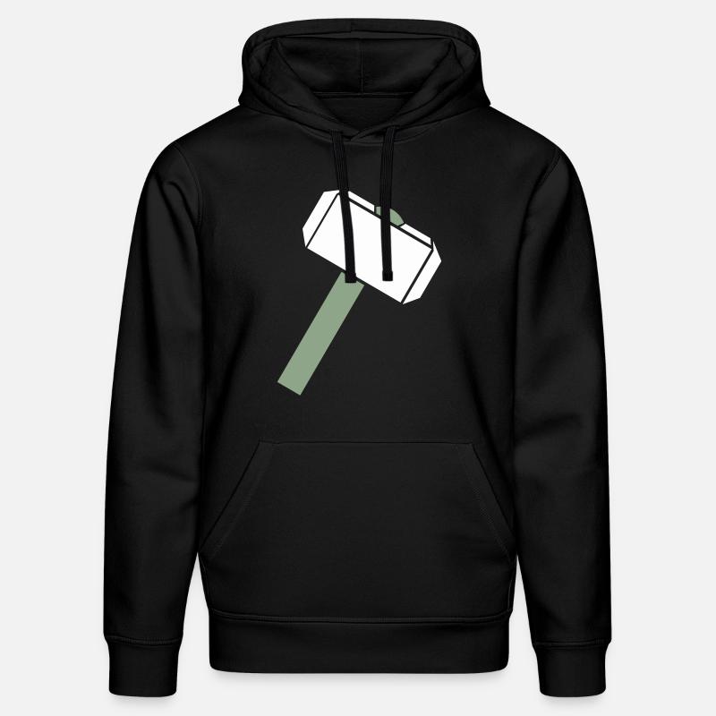 Marteau 02 - Sweat à capuche bio DRUMMER Stanley/Stella Unisexe - noir