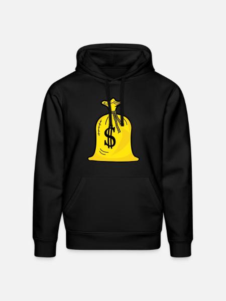 geldsack - Stanley/Stella Unisex Bio-Hoodie DRUMMER - Schwarz