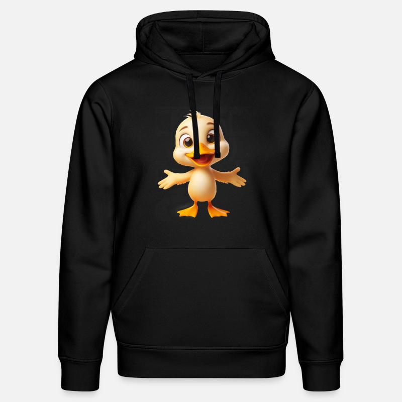 Canard 1 - Sweat à capuche bio DRUMMER Stanley/Stella Unisexe - noir
