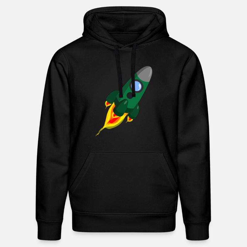 fusée - Sweat à capuche bio DRUMMER Stanley/Stella Unisexe - noir