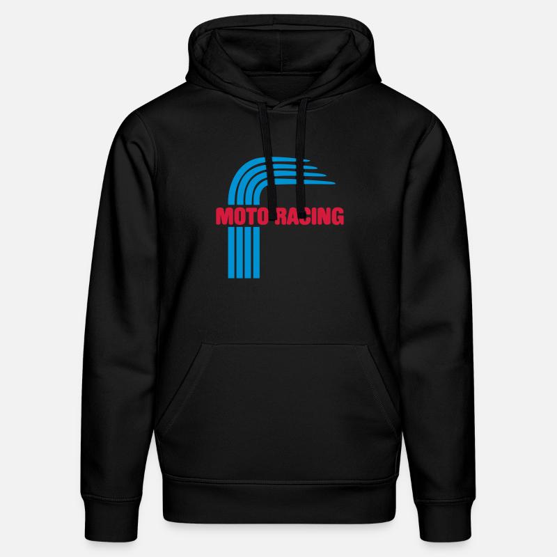 Moto Racing - Sweat à capuche bio DRUMMER Stanley/Stella Unisexe - noir