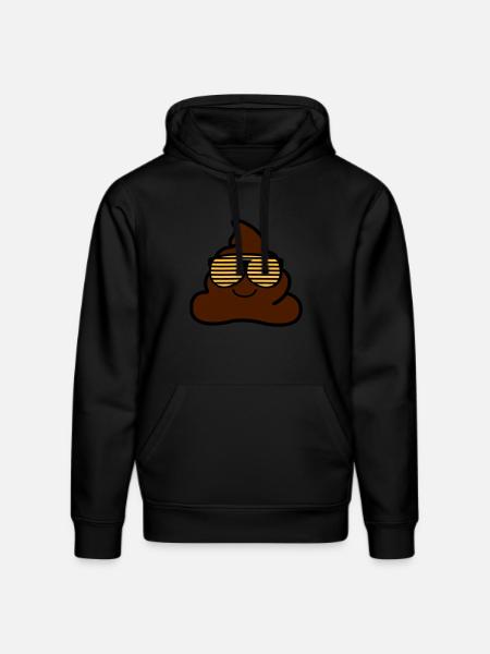 coole_kacke_02 - Sweat à capuche bio DRUMMER Stanley/Stella Unisexe - noir