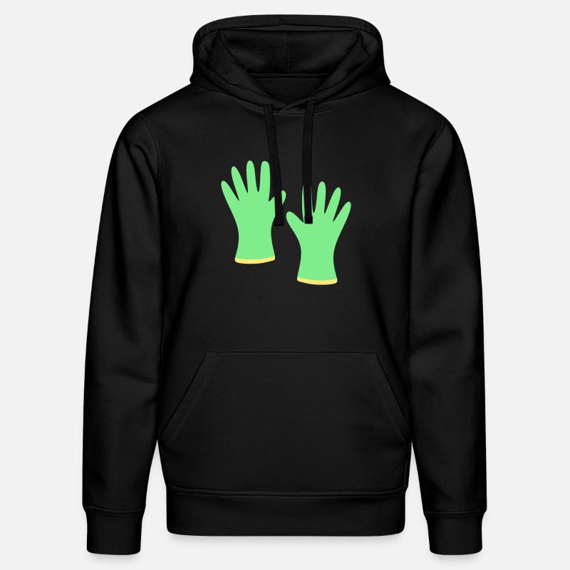 Gants de jardinage - Sweat à capuche bio DRUMMER Stanley/Stella Unisexe - noir