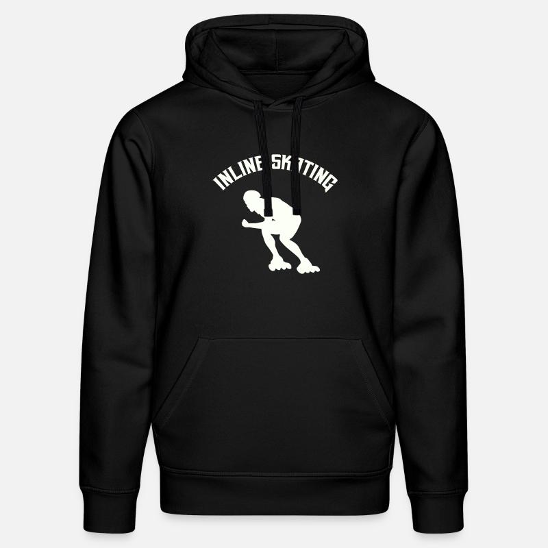 Inline Skating - Stanley/Stella Unisex Bio-Hoodie DRUMMER  - Schwarz