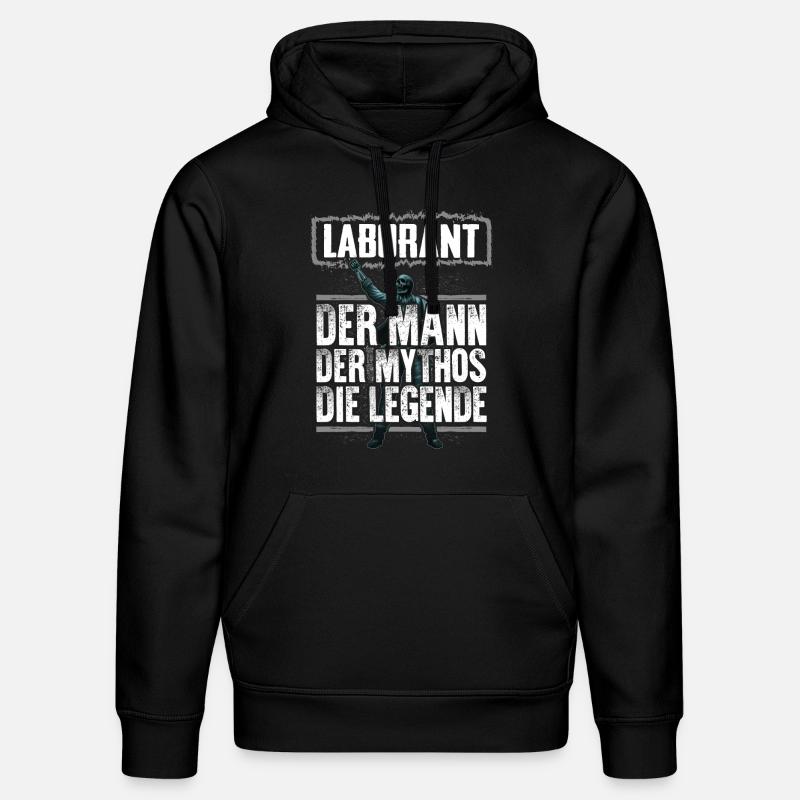 LABORANT - Mythos - Stanley/Stella Unisex Bio-Hoodie DRUMMER  - Schwarz