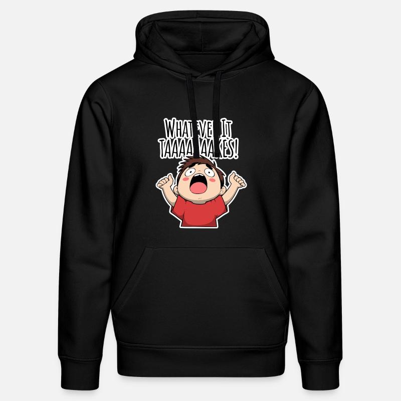 Whatever it TAAAAAKES! - Stanley/Stella Unisex Bio-Hoodie DRUMMER - Schwarz