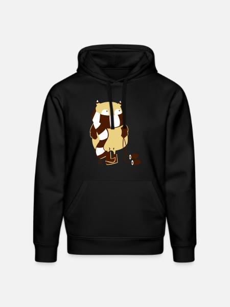 Frostii Monster - Stanley/Stella Unisex Bio-Hoodie DRUMMER - Schwarz