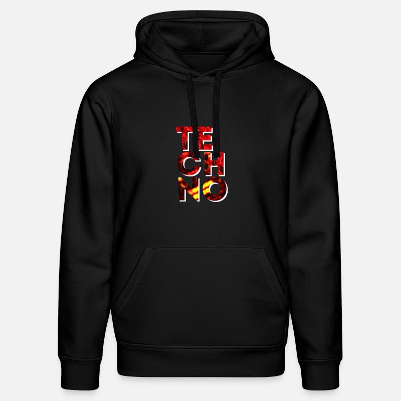 TECHNO - Stanley/Stella Unisex Bio-Hoodie DRUMMER - Schwarz