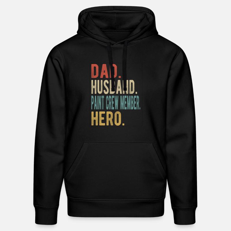 Maler Papa Ehemann Held - Stanley/Stella Unisex Bio-Hoodie DRUMMER - Schwarz