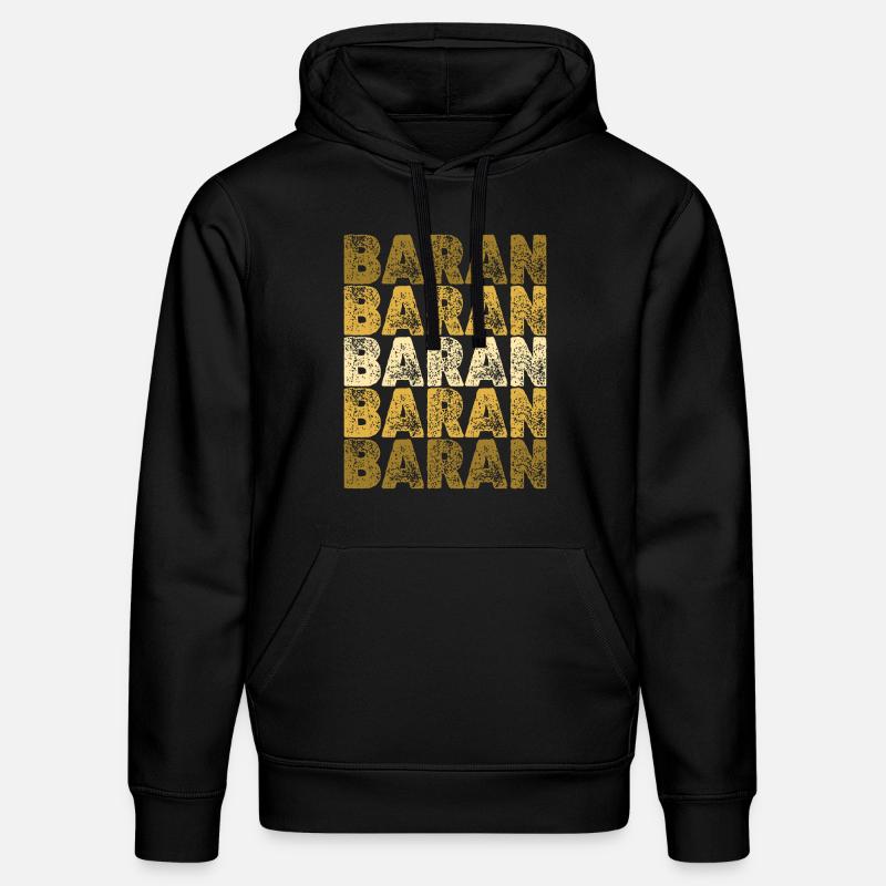 Cadeau pour Baran - Sweat à capuche bio DRUMMER Stanley/Stella Unisexe - noir