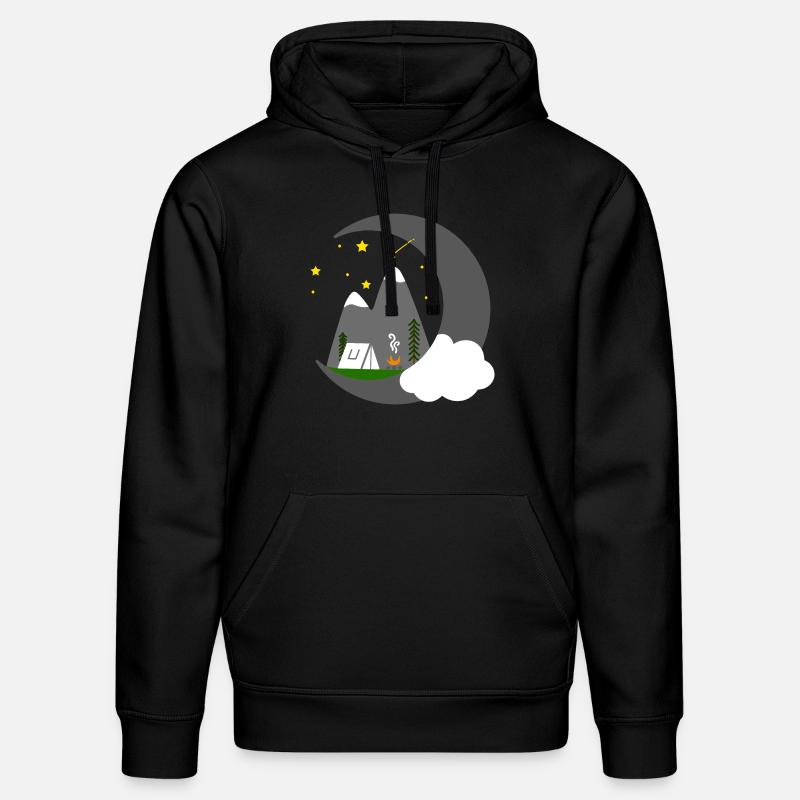 CAMPEN STAR HEAVEN - Sweat à capuche bio DRUMMER Stanley/Stella Unisexe - noir