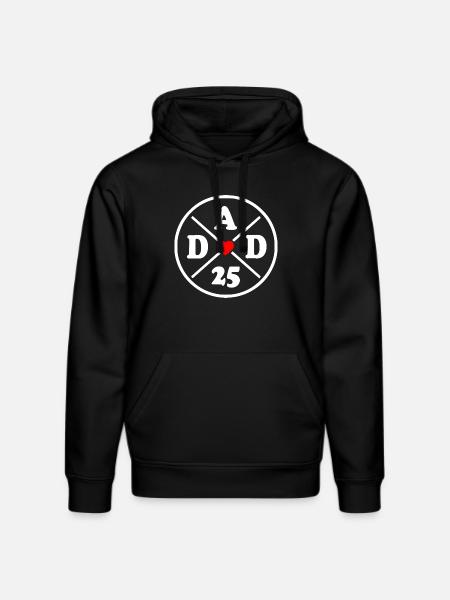 Dad 2025 - Stanley/Stella DRUMMER Unisex Organic Hoodie - black