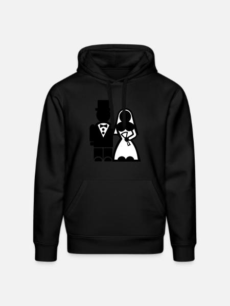 Bachelor Party - Wedding - Stanley/Stella DRUMMER Unisex Organic Hoodie - black