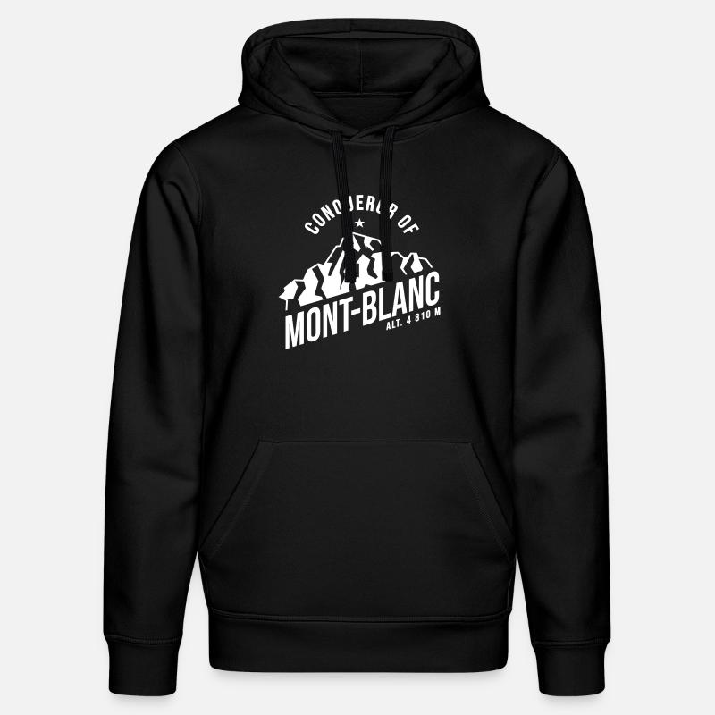 conquérant du Mont Blanc - Sweat à capuche bio DRUMMER Stanley/Stella Unisexe - noir