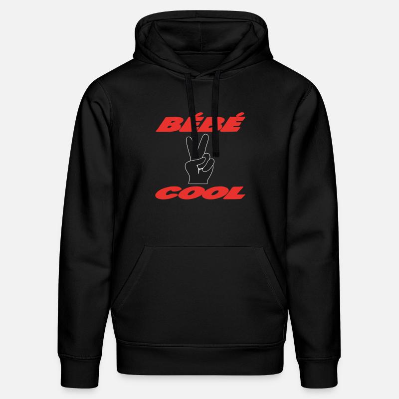 Bébé COOL 283348 - Sweat à capuche bio DRUMMER Stanley/Stella Unisexe - noir