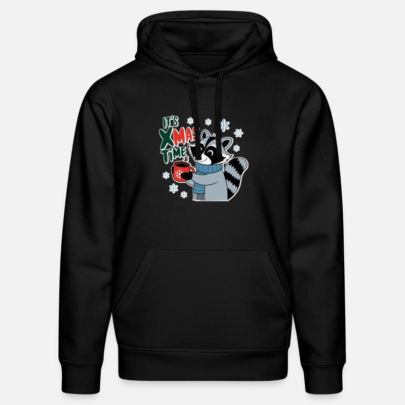 l'instant de noel - hiver mignon - Sweat à capuche bio DRUMMER Stanley/Stella Unisexe - noir