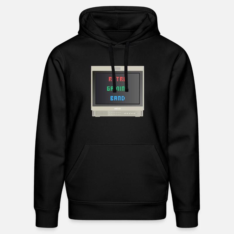 PVM Lover - Retrogaming band - Sweat à capuche bio DRUMMER Stanley/Stella Unisexe - noir