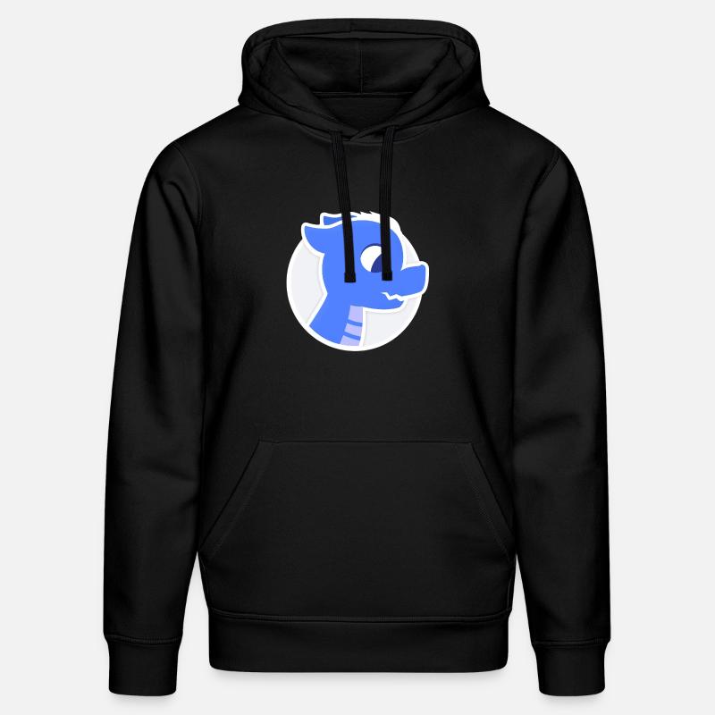 Mignon dragon douillet bleu - Sweat à capuche bio DRUMMER Stanley/Stella Unisexe - noir
