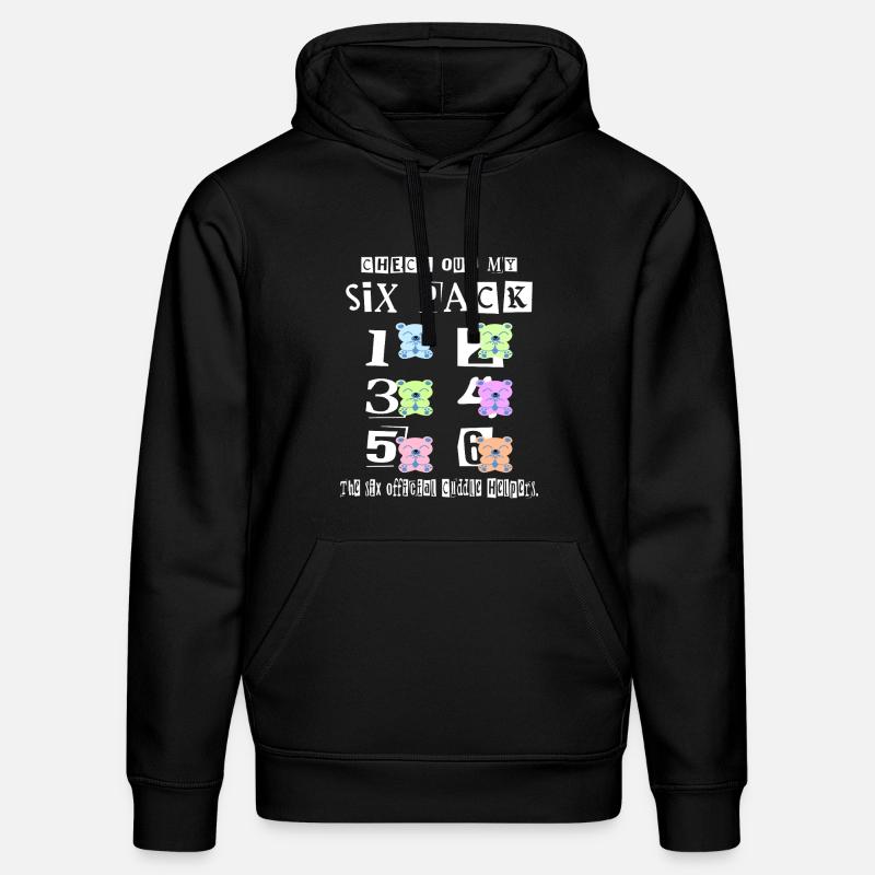 Teddy Cuddle Six Pack - Stanley/Stella DRUMMER Unisex Organic Hoodie - black