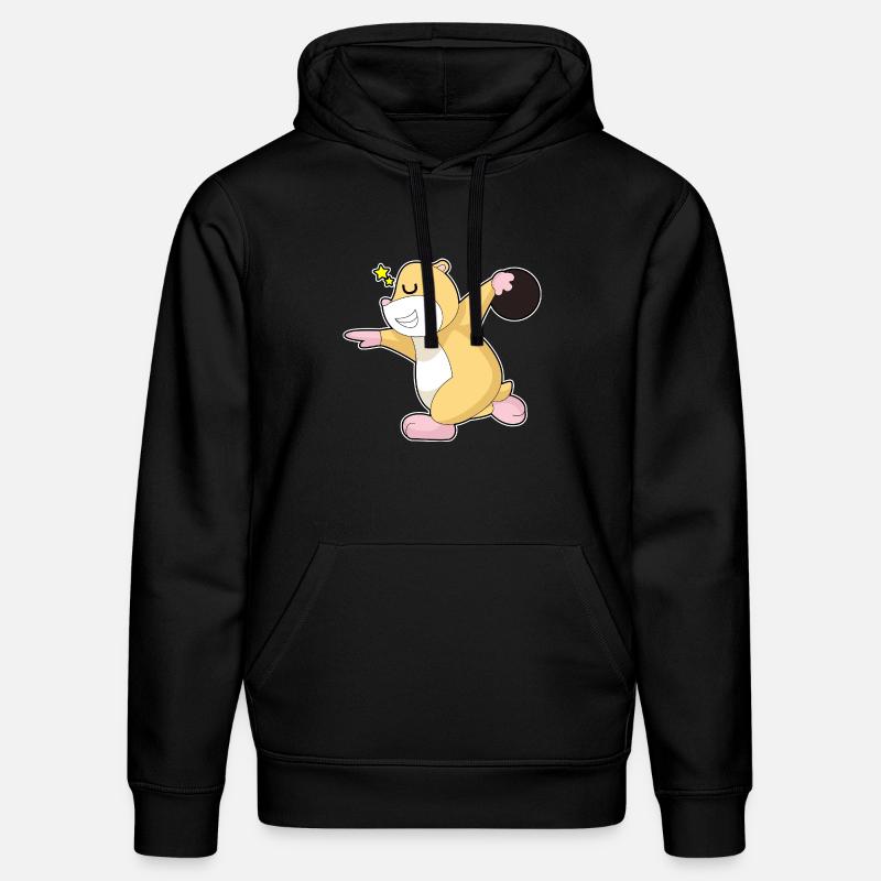 Hamster Bowling Boule de bowling - Sweat à capuche bio DRUMMER Stanley/Stella Unisexe - noir