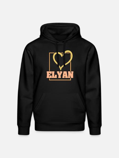 Geschenk für Elyan - Stanley/Stella Unisex Bio-Hoodie DRUMMER - Schwarz