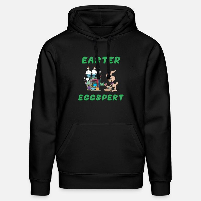 Ostern Eggspert - Stanley/Stella Unisex Bio-Hoodie DRUMMER  - Schwarz