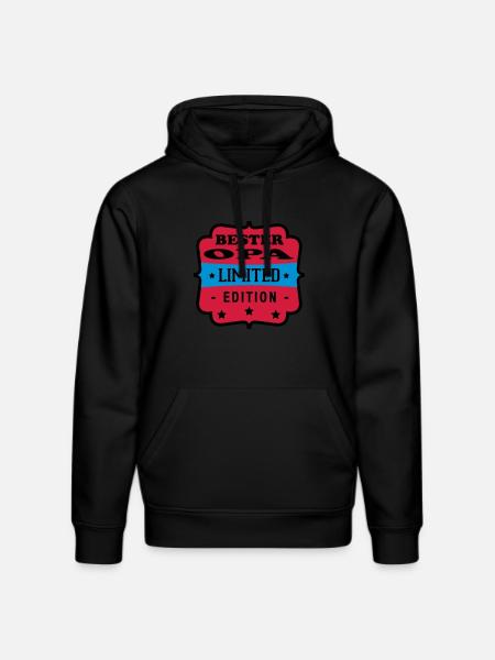 Bester opa limited edition - Stanley/Stella DRUMMER Unisex Organic Hoodie - black