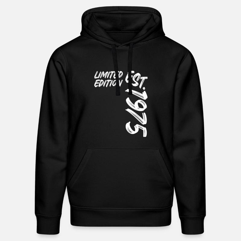 Édition limitée Est. 1975 - Sweat à capuche bio DRUMMER Stanley/Stella Unisexe - noir