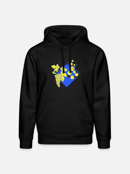 Logo revisited the Marne - Stanley/Stella DRUMMER Unisex Organic Hoodie - black