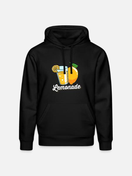 Lemonade, lemonade stand, lemonade - Stanley/Stella DRUMMER Unisex Organic Hoodie - black